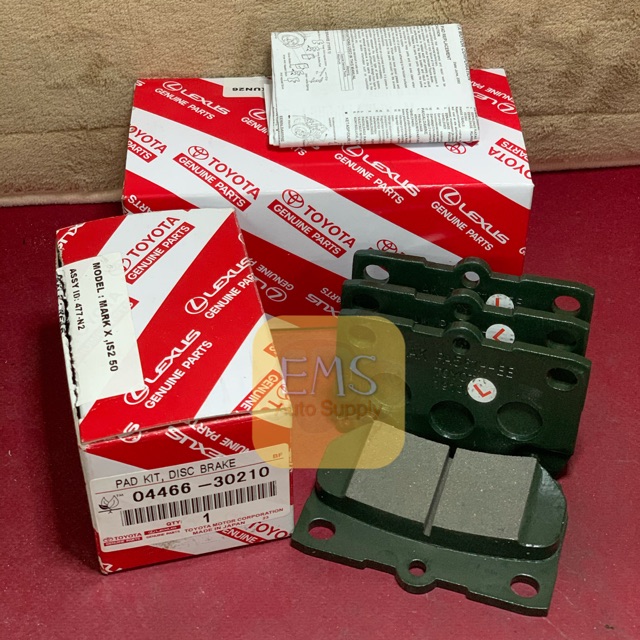 TOYOTA MARK X 2 5 2004 2019 REAR BRAKE PADS 04466 30210 Shopee Malaysia