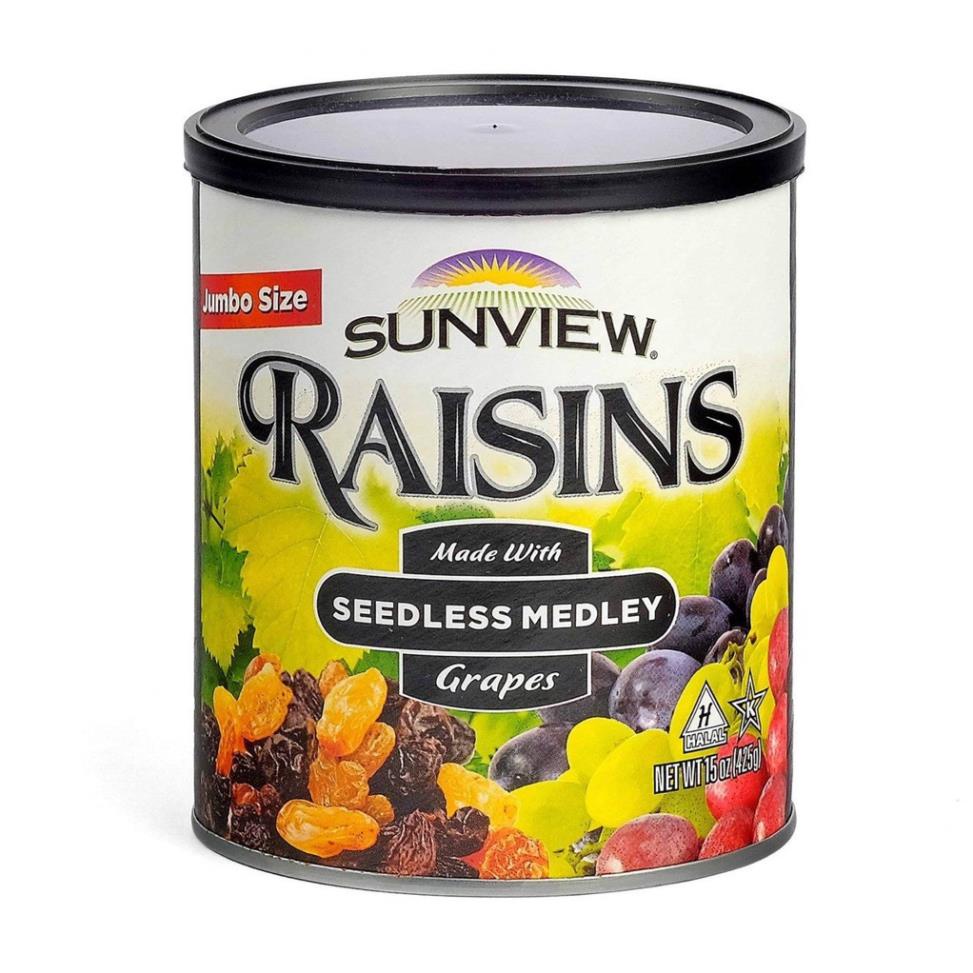 GENUINE American Seedless Raisins Sunview Raisins Seedless Medley