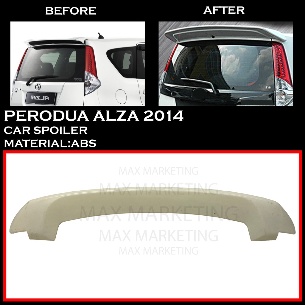 Perodua Alza Facelift Se Style Car Spoiler Abs Skirt Lip Bodykit