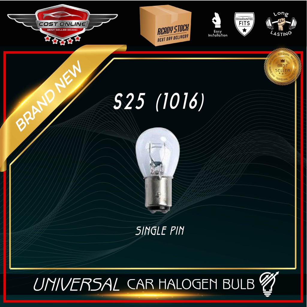 Universal Car Halogen Bulb T T T T T Amber