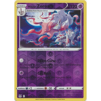 Ptcg Pokemon Cards Hisuian Zorua Hisuian Zoroark