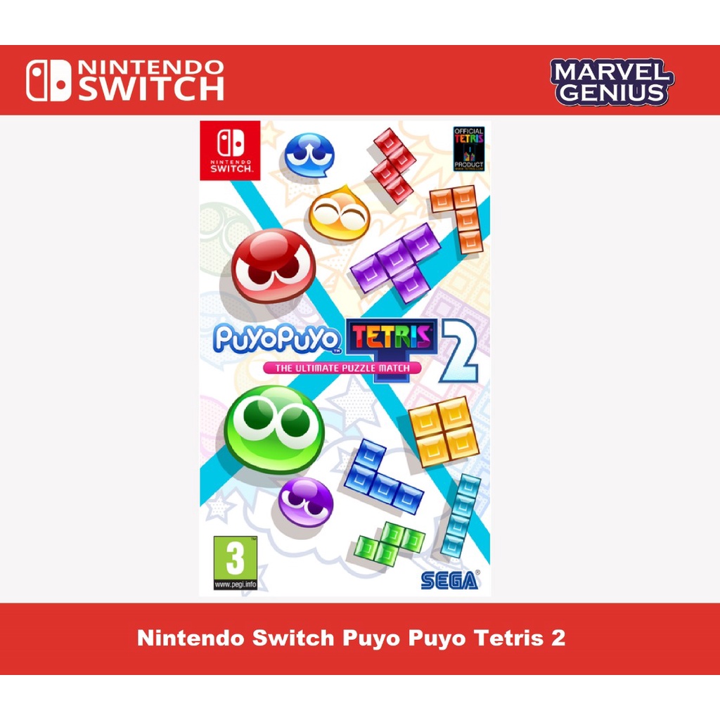 Nsw Ns Nintendo Switch Game Puyo Puyo Tetris English Shopee Malaysia