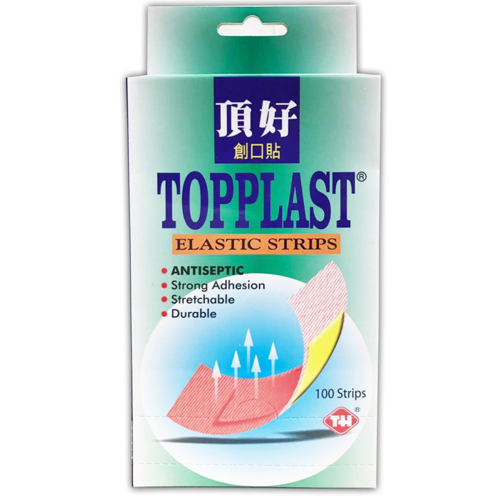 Topplast Elastic Strips Plaster S S S Shopee Malaysia