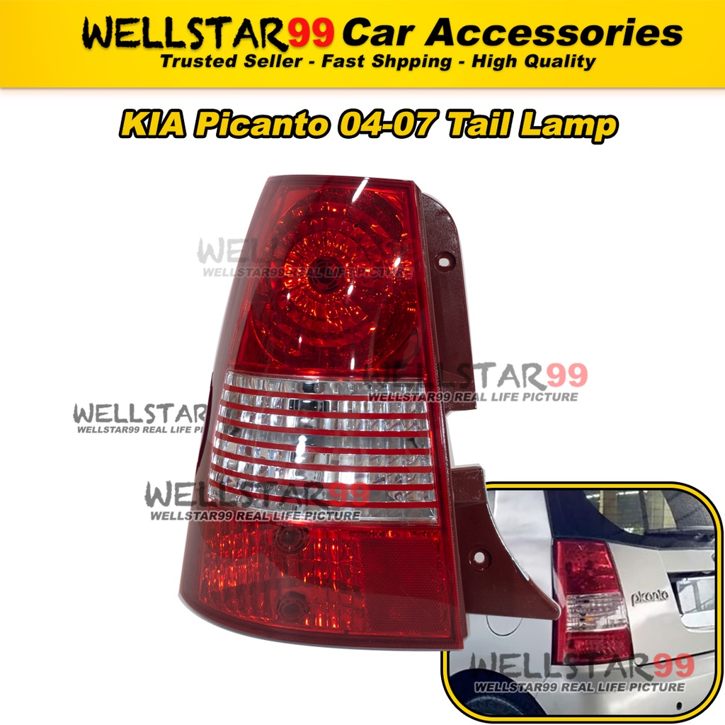 Kia Picanto To Tail Lamp Lampu Belakang Rear Light Shopee