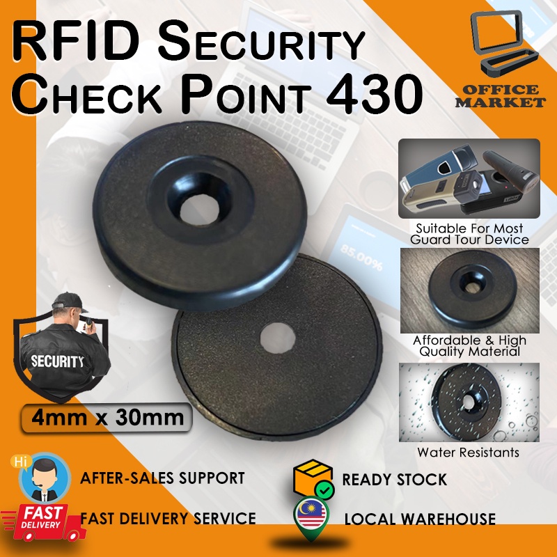 Security Digital Guard Tour RFID Check Point 430 Guard Patrol System