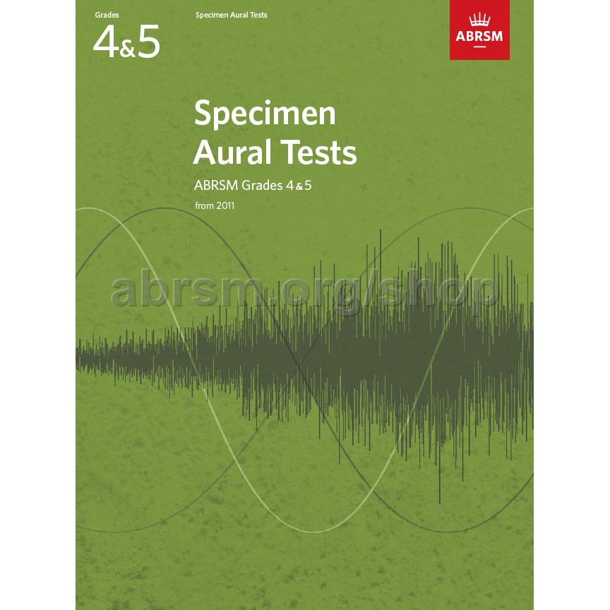 Specimen Aural Test Grades 4 5 ABRSM Shopee Malaysia