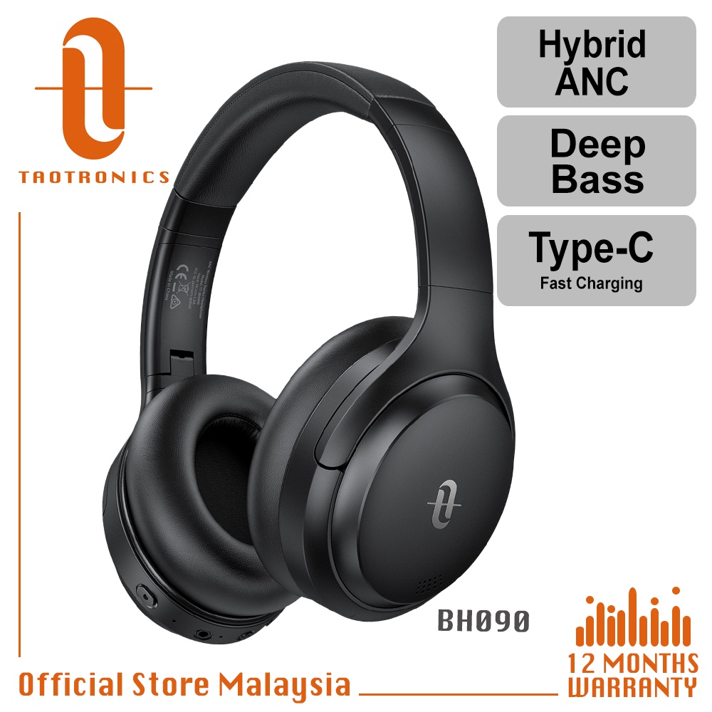 Taotronics Bh Hybrid Anc Active Noise Cancelling Headphone