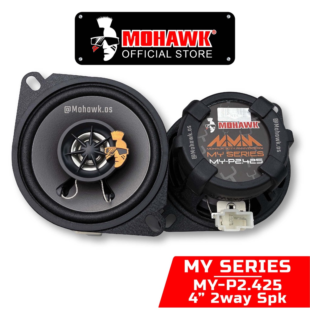 MOHAWK MY Series Perodua 4 Inch 2 Way Coaxial Speaker Plug Play Spk