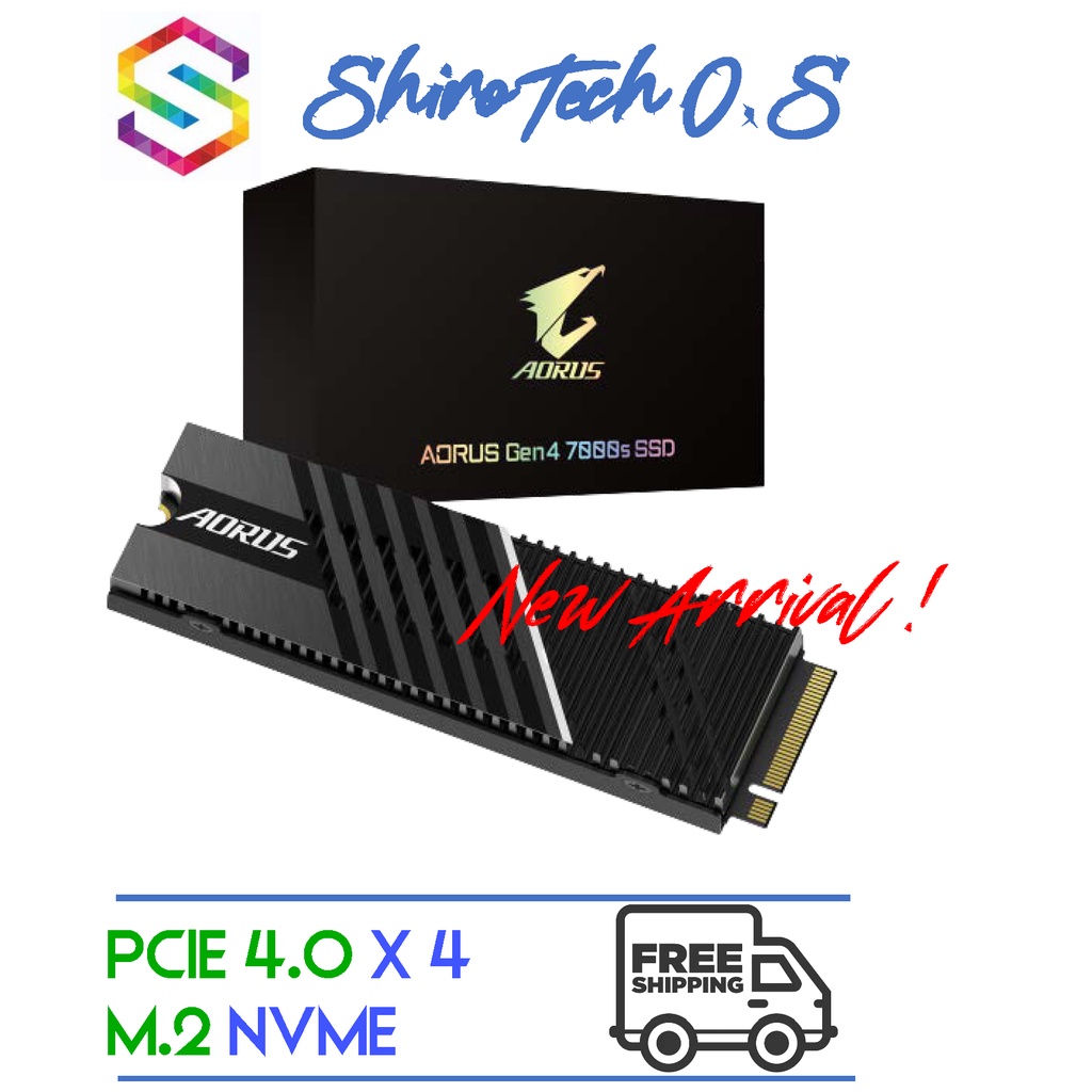 Gigabyte AORUS Gen4 7000s SSD PCIE4 0x4 NVMe M 2 2280 Shopee Malaysia