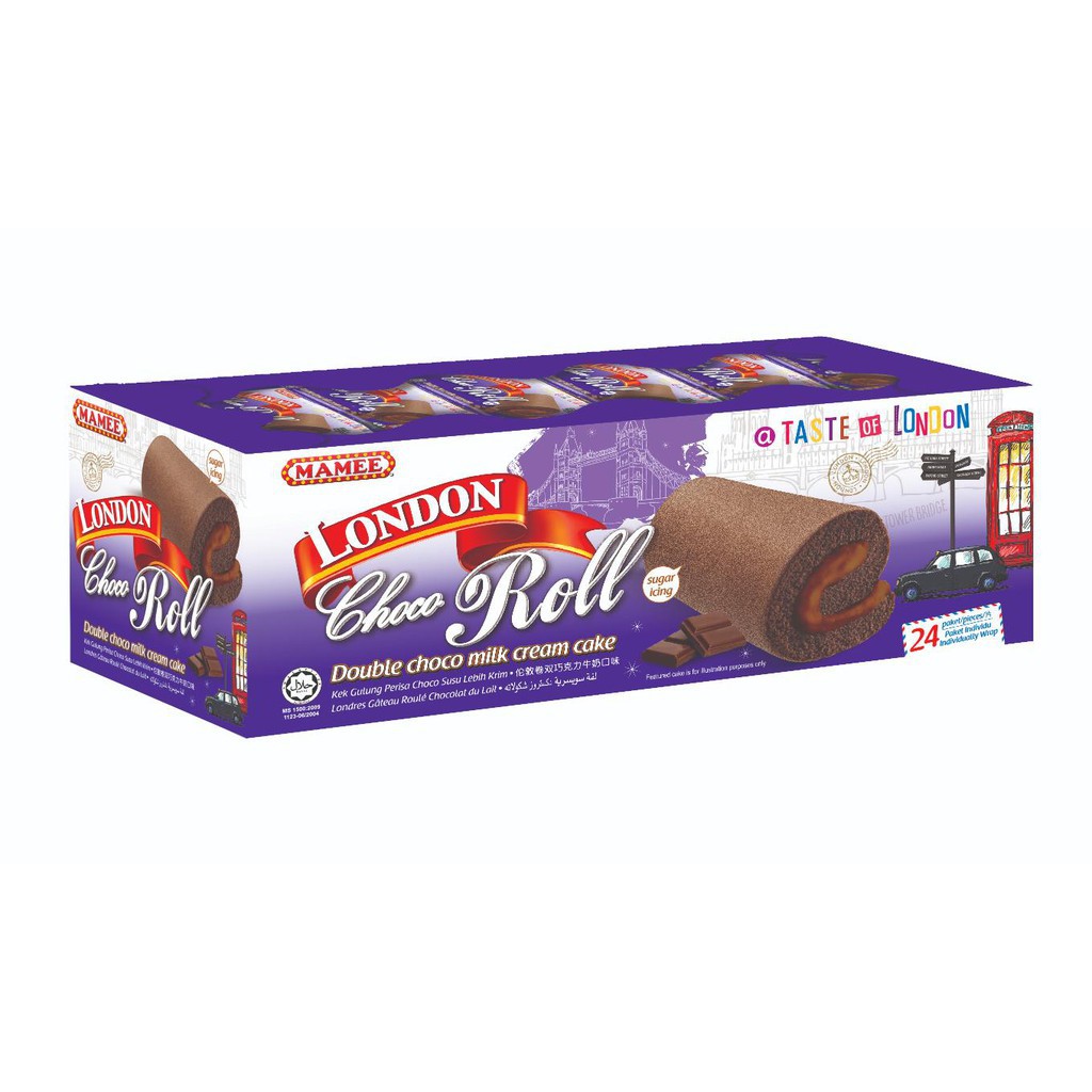 London Roll Double Choco Milk Flavour Cake S X G Shopee Malaysia