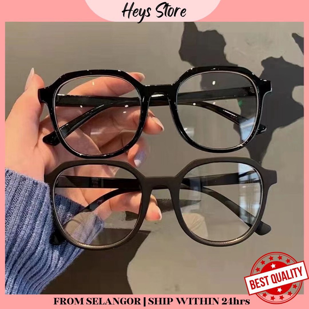 Ready Stock Square Frame Korean Fashion Spec Glasses Matte Frame