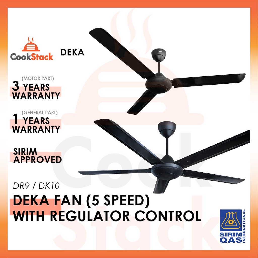 Cs Sirim Deka Fan Dr Dk Ceiling Fan Blades Motor Regulator