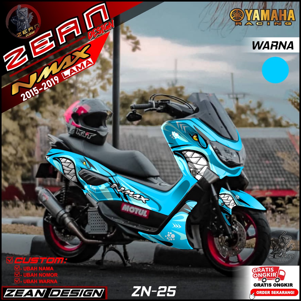 Decal Sticker Yamaha NMAX 155 Old Fullbody Dekal Sticker Maxi NMAX