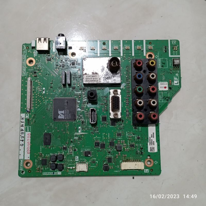 Mesin Mb Mobo Mainboard Psu Power Supply Tv Machine Sharp Lc Le M