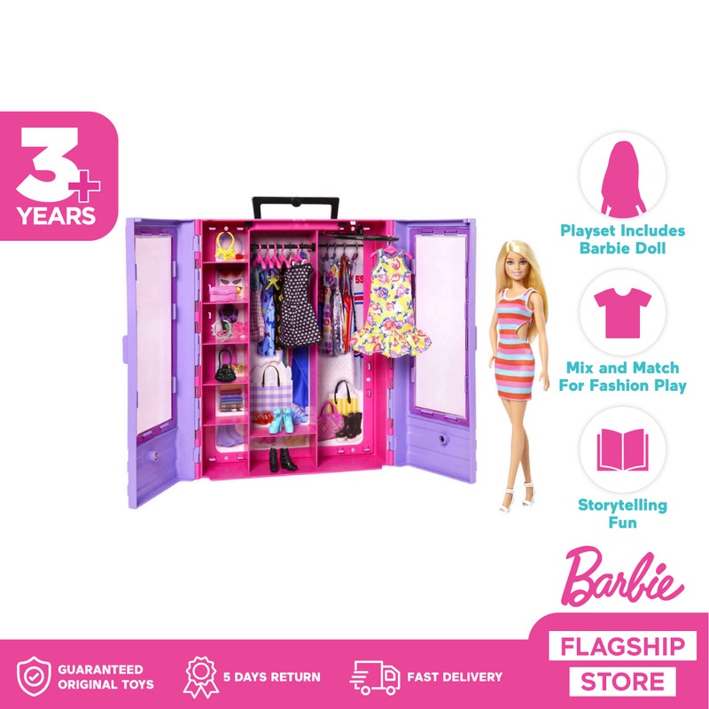 Barbie Fashionistas Ultimate Closet With Doll And Accessory Girls