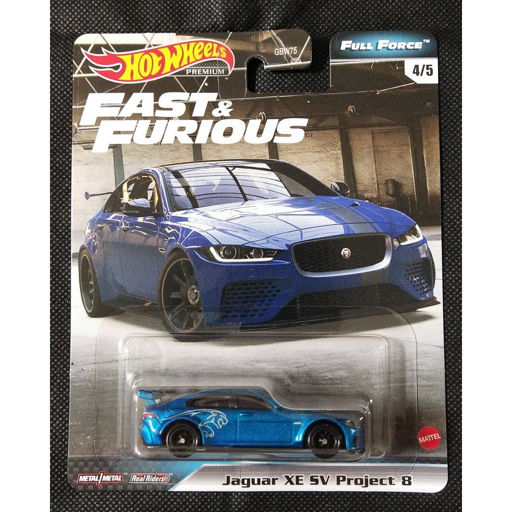 Hot Wheels Jaguar Xe Sv Project Full Force Shopee Malaysia