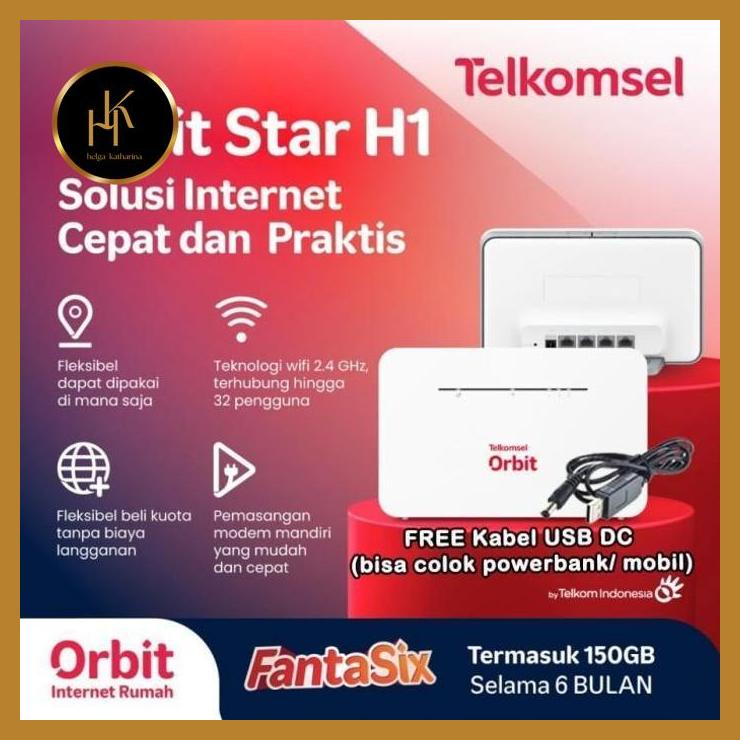 Modem Wifi Home Router G Telkomsel Orbit Star Huawei B Freekuota