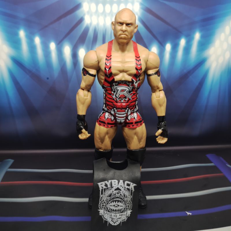 Wwe Mattel Elite Series Ryback Rare Shopee Malaysia