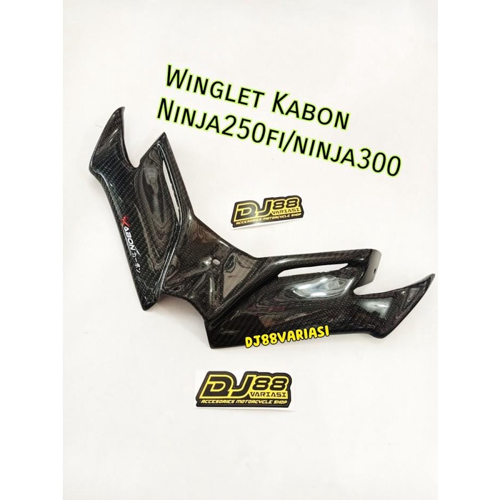 Winglet Kabon Ninja Fi Old Winglet Carbon Kevlar Ninja Fi