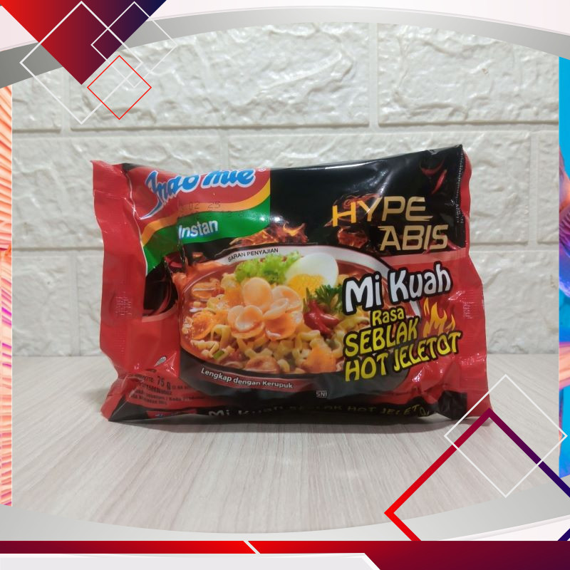 Indomie Mi Kuah Flavor Hot Jeletot Gr Shopee Malaysia