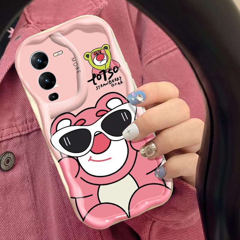 Casing HP VIVO V25 Pro 5G Case Cute Casing Lotso Aesthetic Pattern