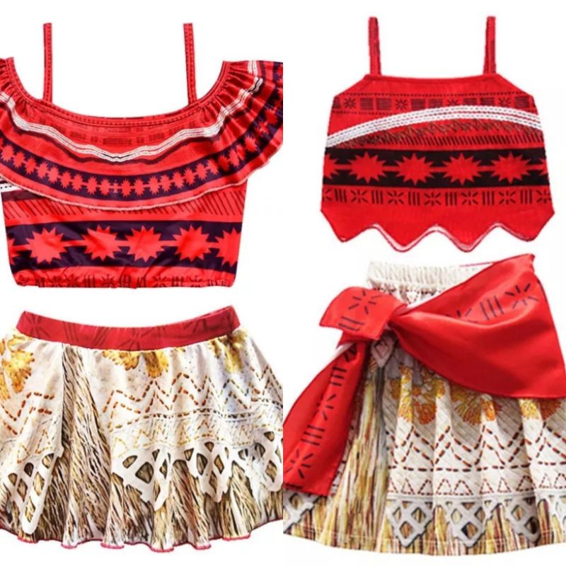 Lingeri Hot Women Moana Costume Imported Halloween Moana Bikini