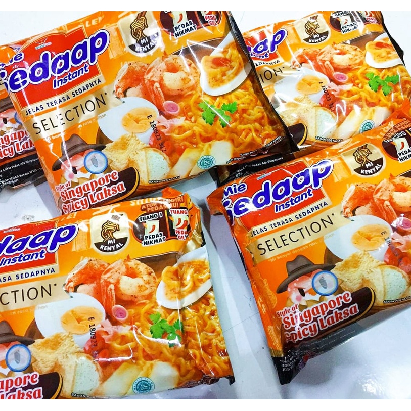 Mie Sedaap Selection Singapore Spicy Laksa Choose A Packaging Variant