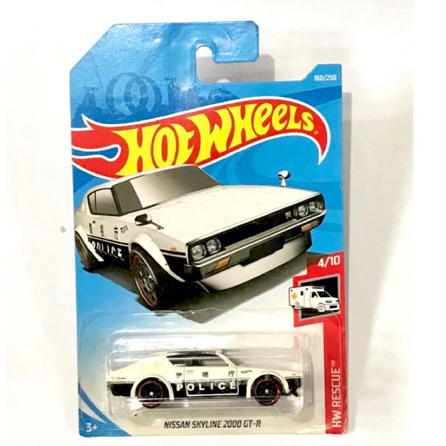 Hot WHEELS NISSAN SKYLINE GT R POLICE Shopee Malaysia