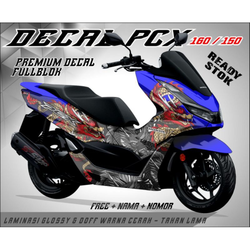 Honda Pcx Fullbody Motorcycle Variation Sticker Decal Shopee