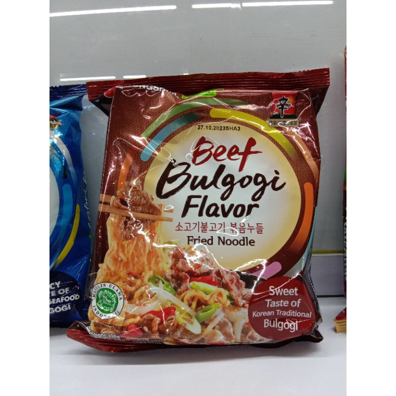 Nongshim Gr Beef Bulgogi Potato Noodle And Seafood Bulgogi Fried