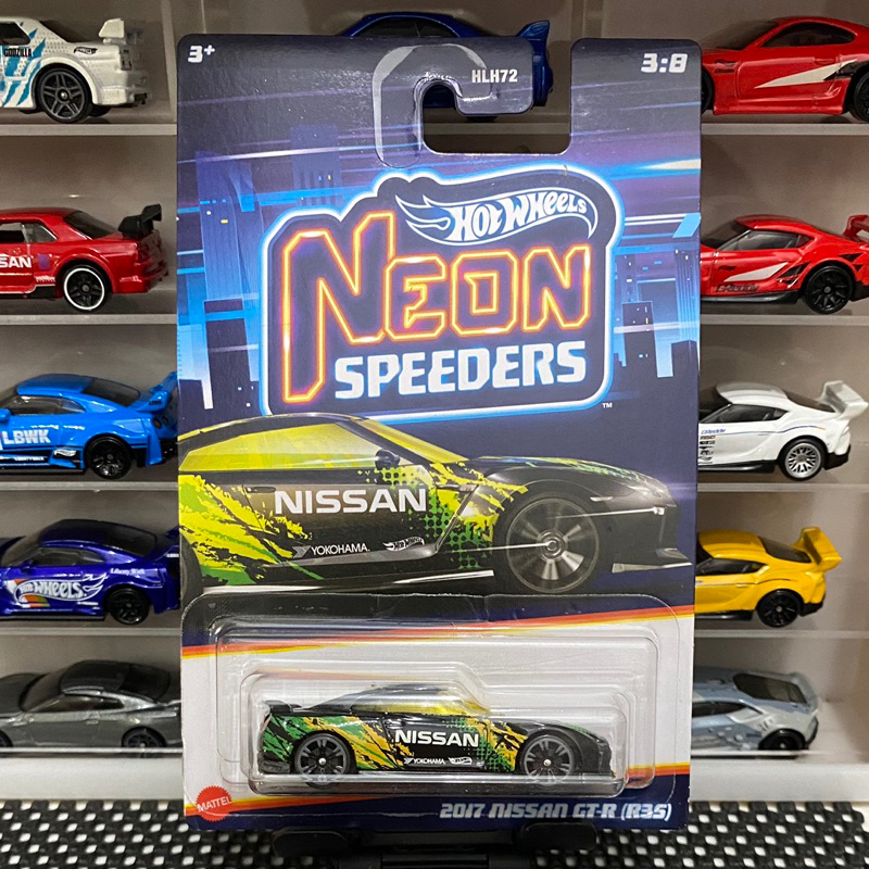 Hot WHEELS Nissan GT R R35 Neon Speeders Series Shopee Malaysia