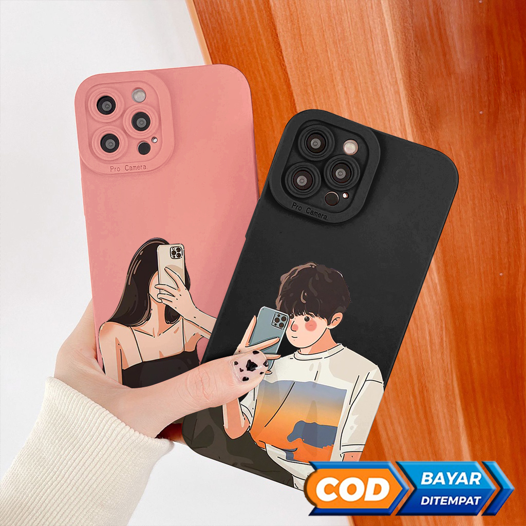 Benua Case Softcase Pro Camera Couple Oppo Reno 4F 5F 6 5 7 7z 4G 5G