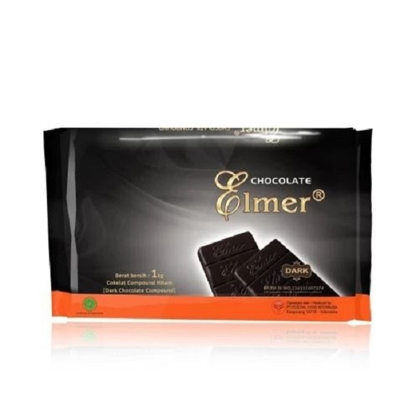 Elmer Chocolate Bar Chocolate Compound Repack Gr Dark Ghana