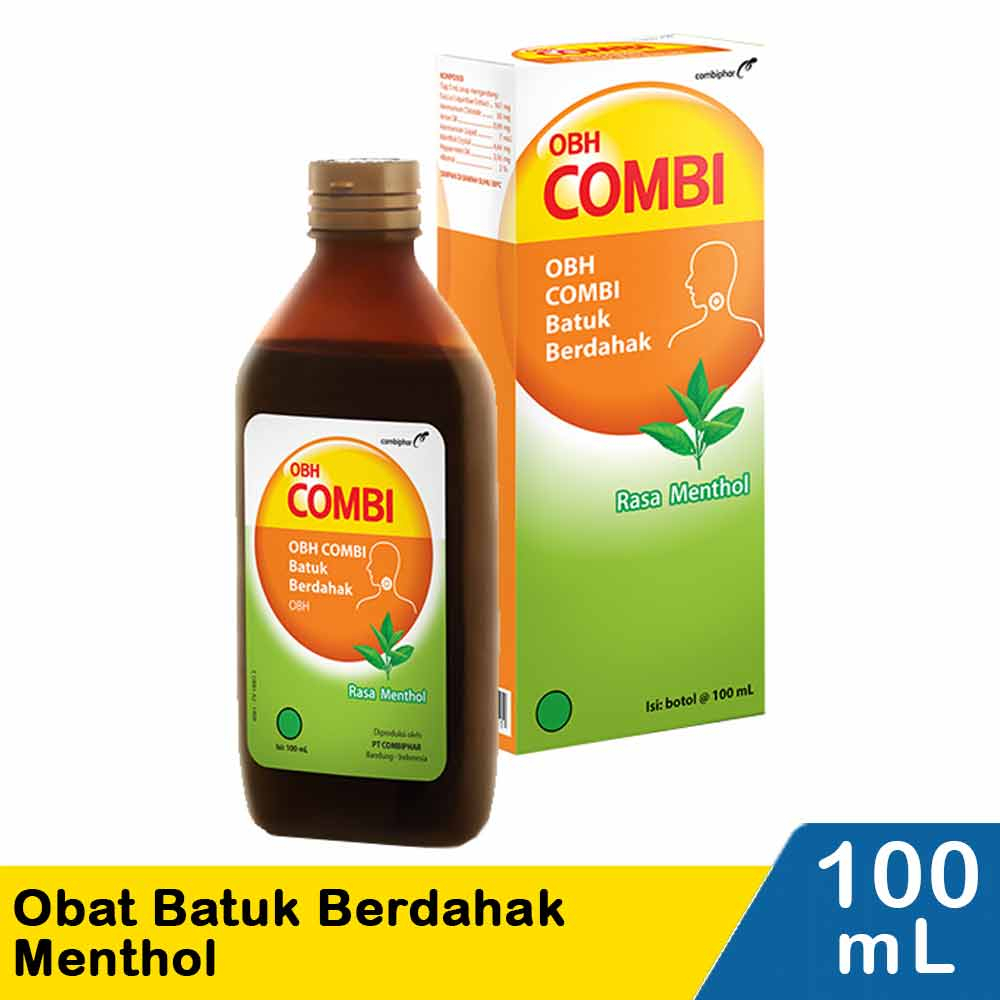 Obh Combi Cough Phlegm Menthol Syrup 100ml Shopee Malaysia