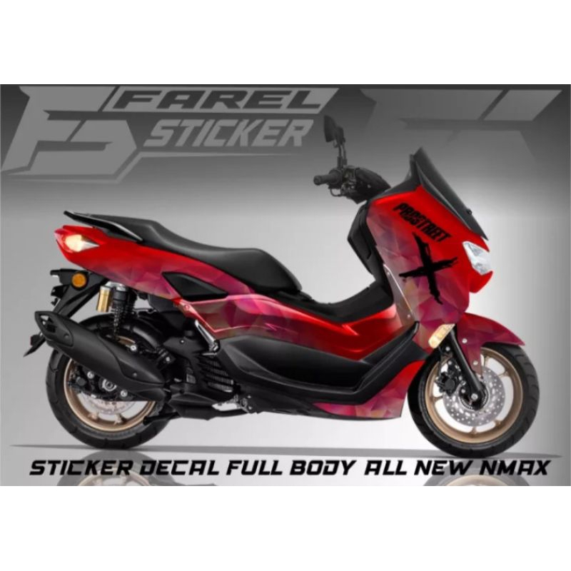 Sticker Variation Decal Full Body Yamaha All New Nmax Full Body