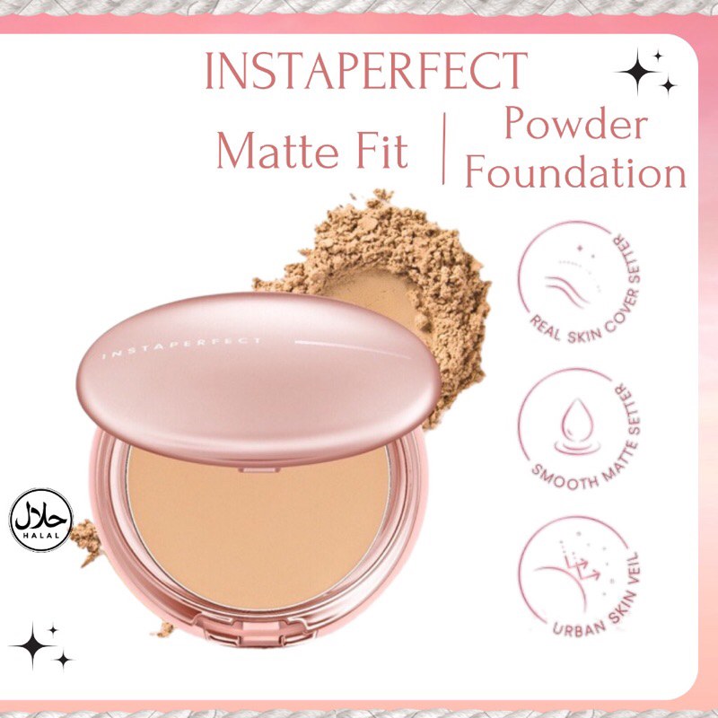 Instaperfect Matte Fit Powder Foundation Instaperfect Powder Wardah