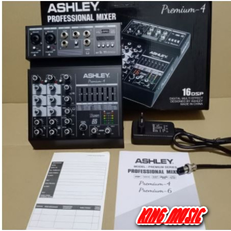 Mixer Ashley Premium Original Channel Bluetooth Usb With