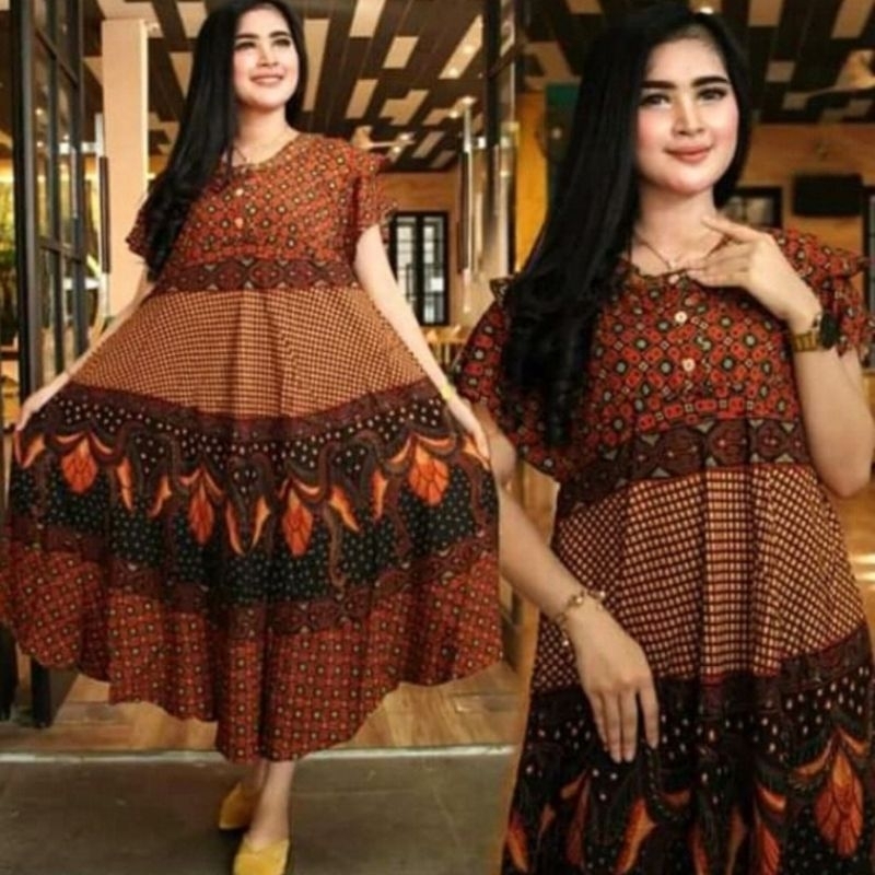 Jumbo Umbrella Negligee Sogan Batik Negligee Klok Kencana Shopee Malaysia