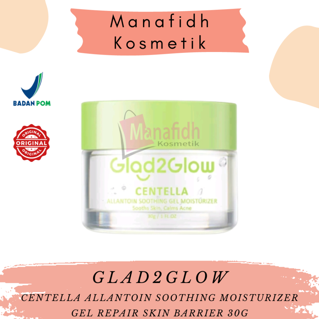 Glad Glow Centella Allantoin Soothing Moisturizer Gel Repair Skin