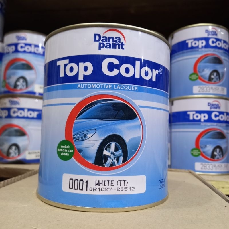 Duco Top Color Paint Car Paint Dana Paint 1l White Black Doff