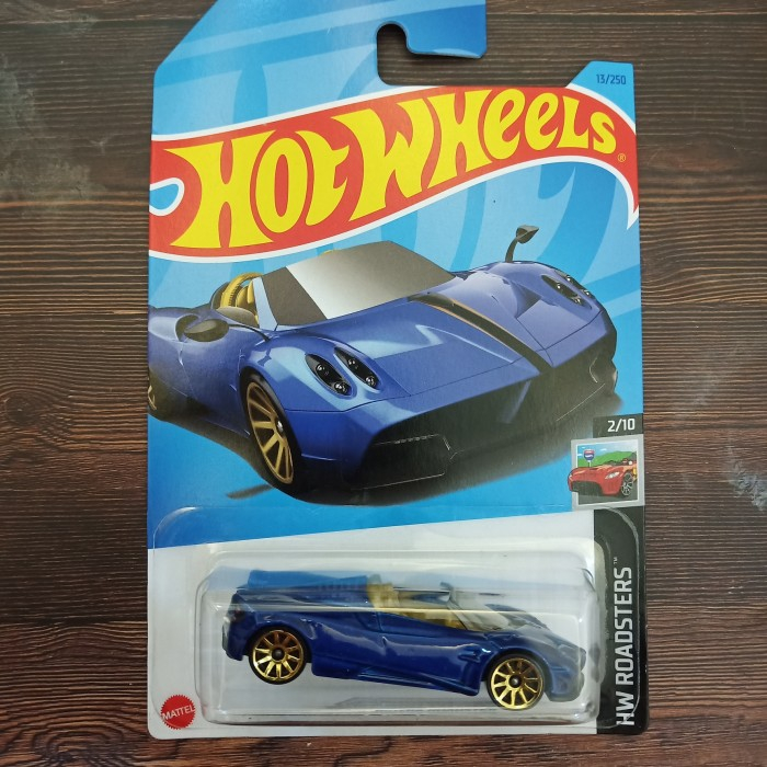 Hot Wheels Pagani Huayra Roadster Blue Sports Car Shopee Malaysia