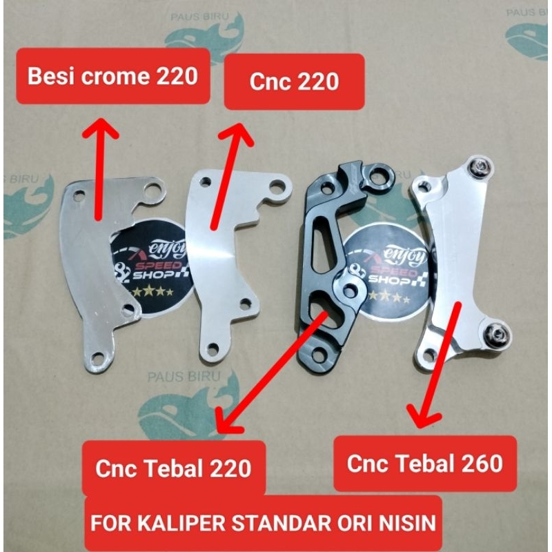 Bracket For Standard Caliper Ori Nissin Upgrade Disc Disc Disc 220mm