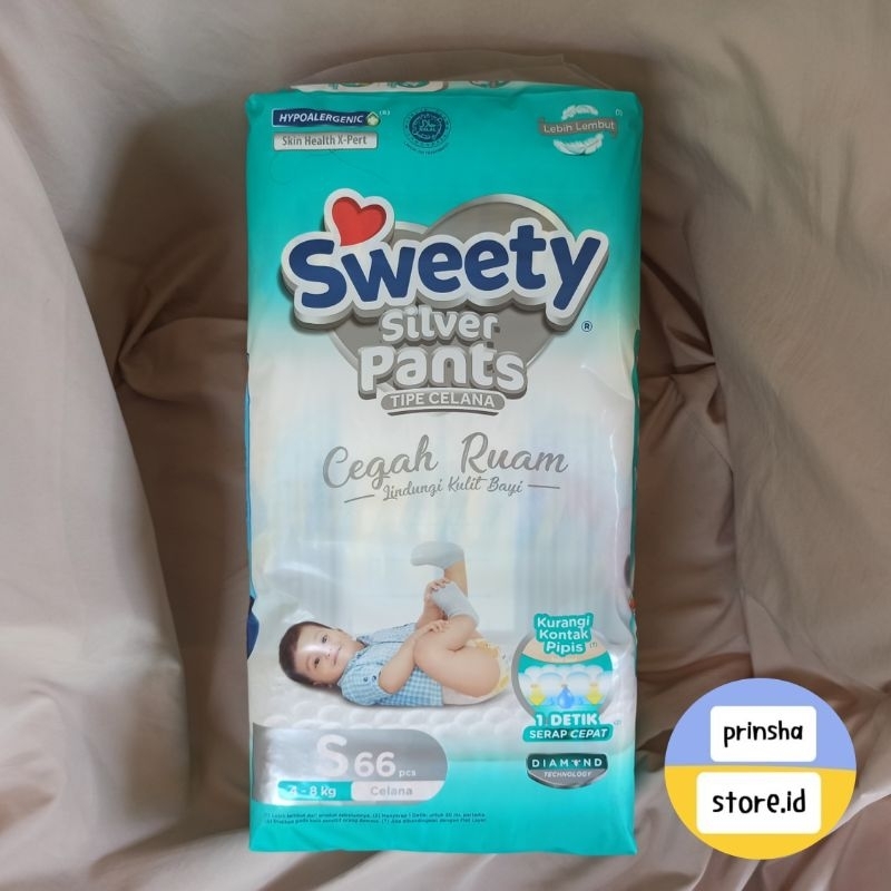 Sweety Silver Pants S M L Xl Baby Diaper Pants Type Shopee