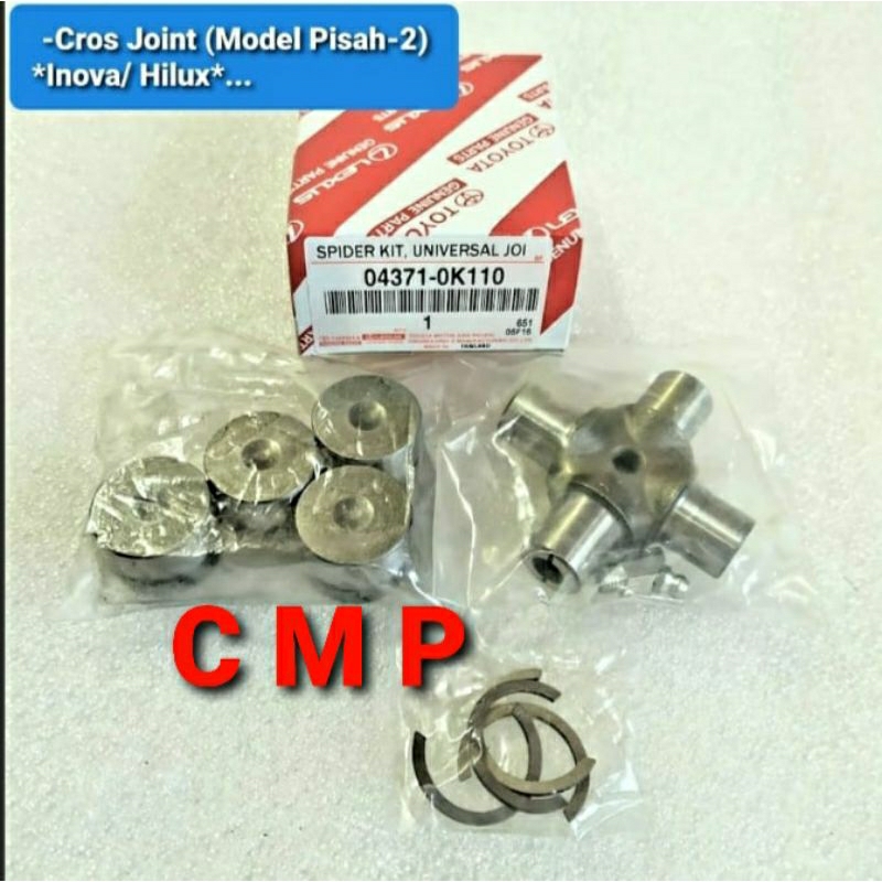 Cross JOINT Coupling SPIDER KIT 2Nd Split MODEL INOVA INNOVA HILUX