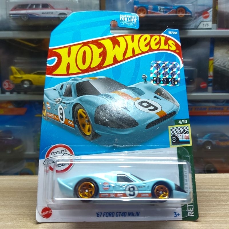 Hot WHEELS 67 FORD GT40 MK IV GULF FS 2022 Shopee Malaysia