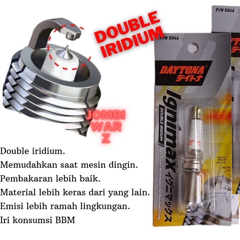 Double Iridium Daytona Vario Pcx Adv Cbr Rr Xmax