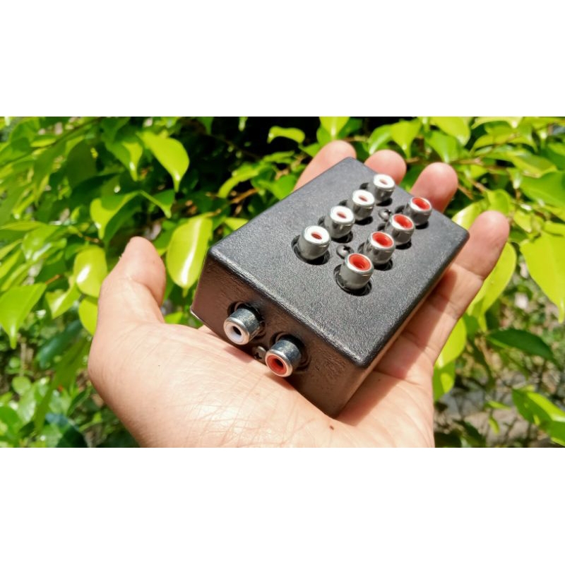 Audio Distributor Rca Stereo Out Input Shopee Malaysia