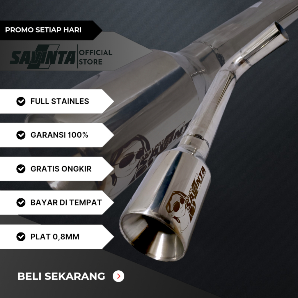 Savinta Exhaust Wolf Elbo Full System Stainles Truck Canter Elf Dutro