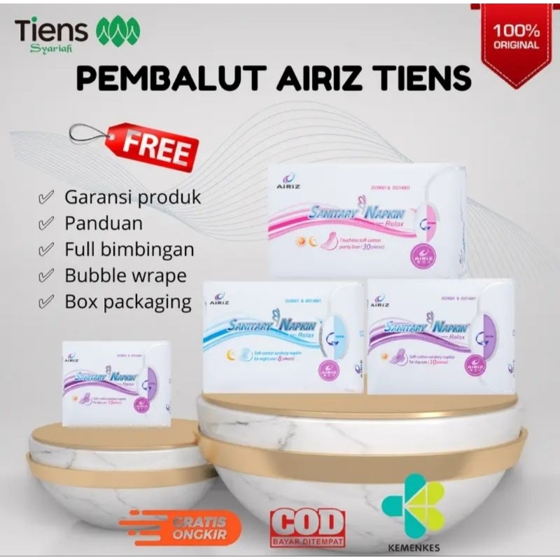 Sultan Herbal Airiz Day Night Pads Treat Vaginal Discharge Preventing