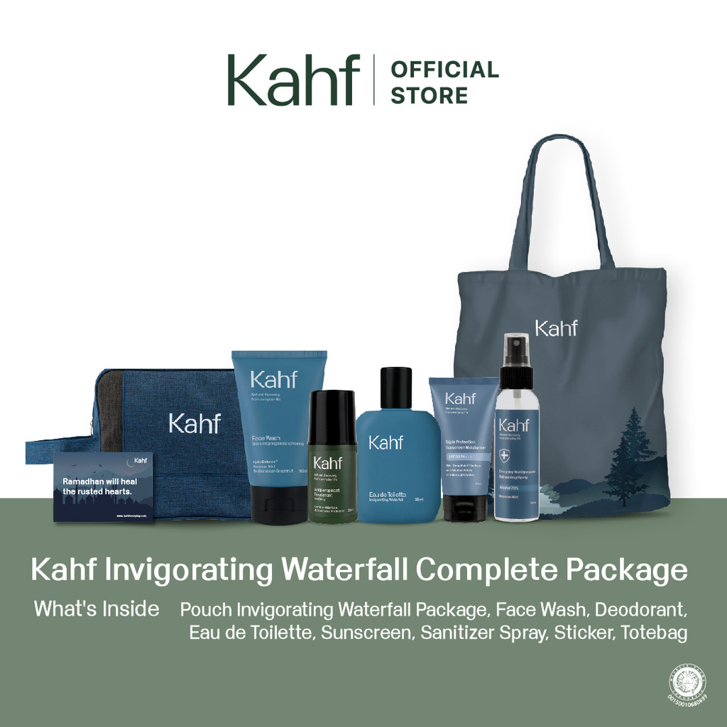 I M KAHF INVIGORATING WATERFALL COMPLETE PACKAGE Shopee Malaysia